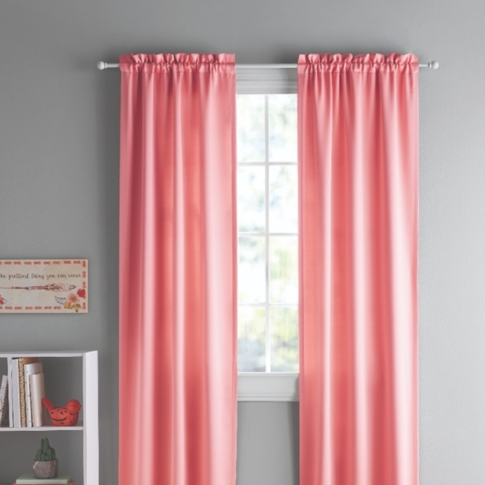Two Coral Curtains